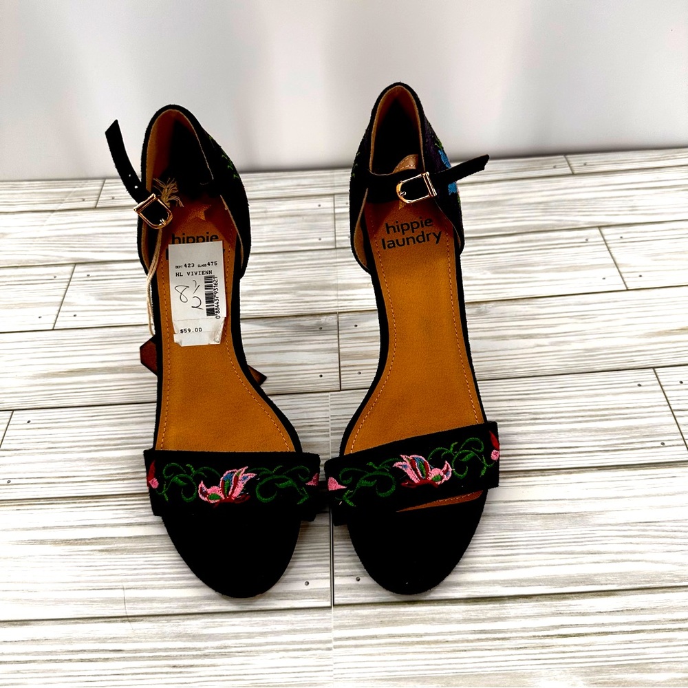 Hippie Laundry floral heels Women’s Size 8.5